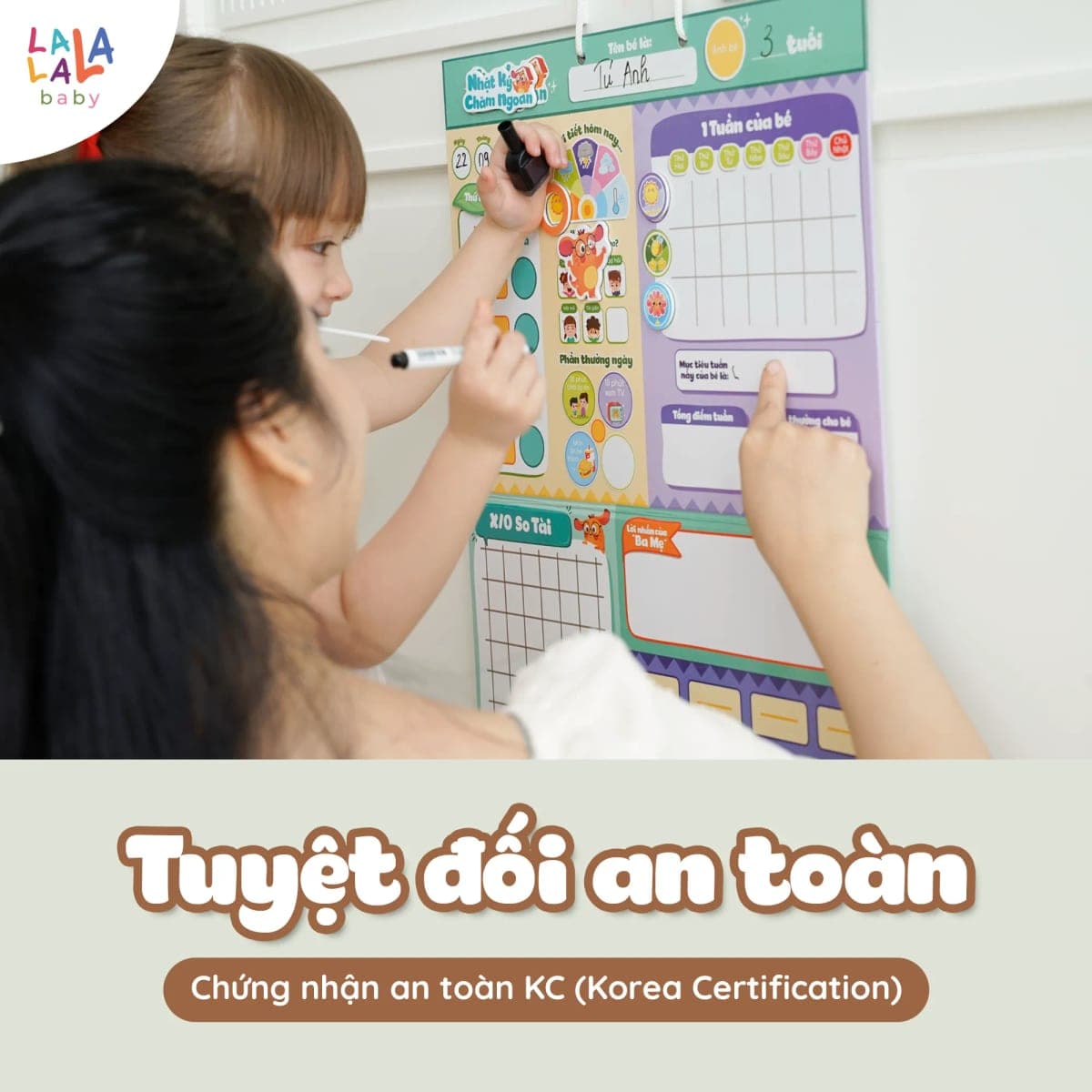 Bảng nhật ký chăm ngoan nam châm rèn thói quen tốt — ảnh 3