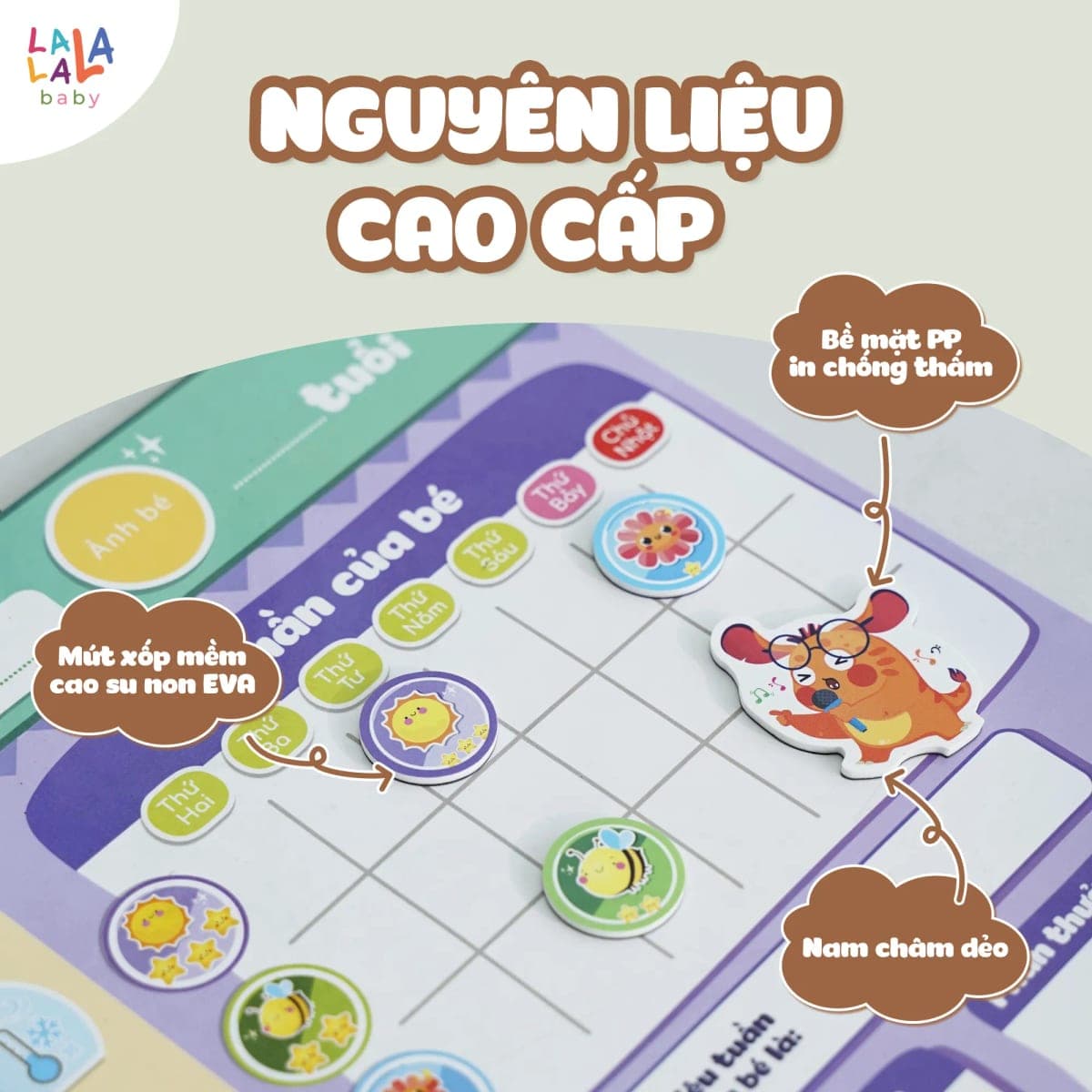 Bảng nhật ký chăm ngoan nam châm rèn thói quen tốt — ảnh 4
