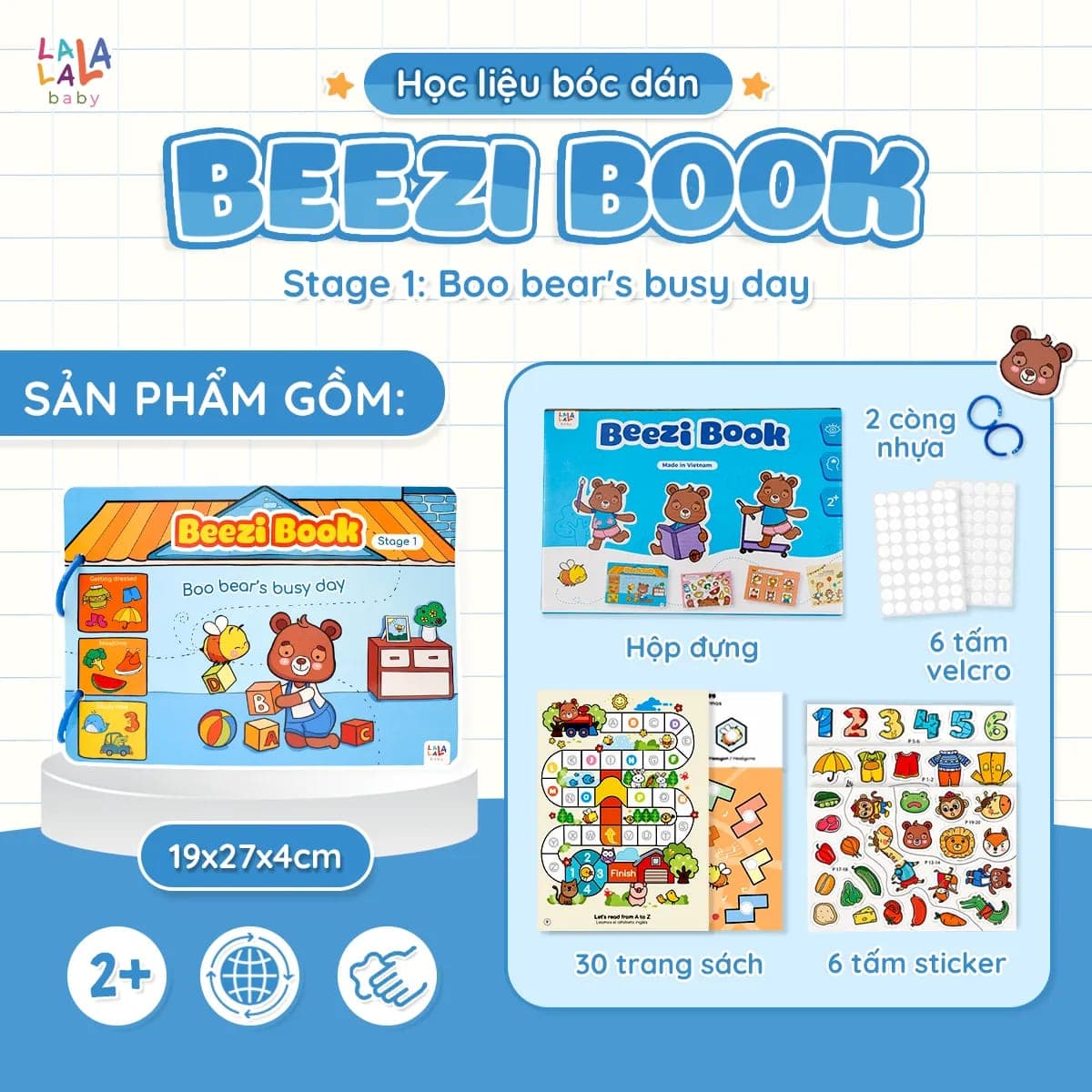 Sách bóc dán song ngữ nhiều chủ đề cho bé — ảnh 2