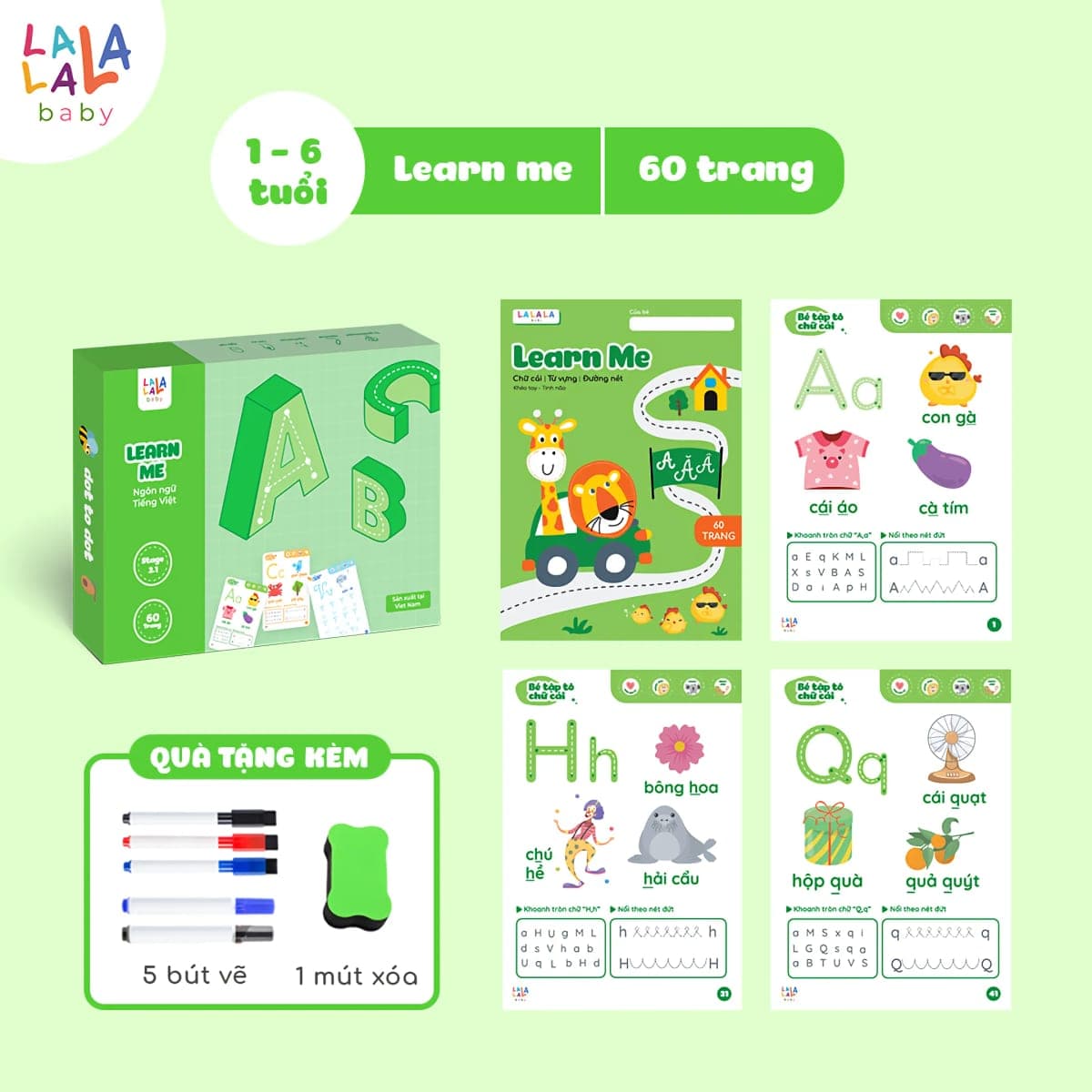 Sách tô xoá tái sử dụng — tập viết và tập tư duy — ảnh 3