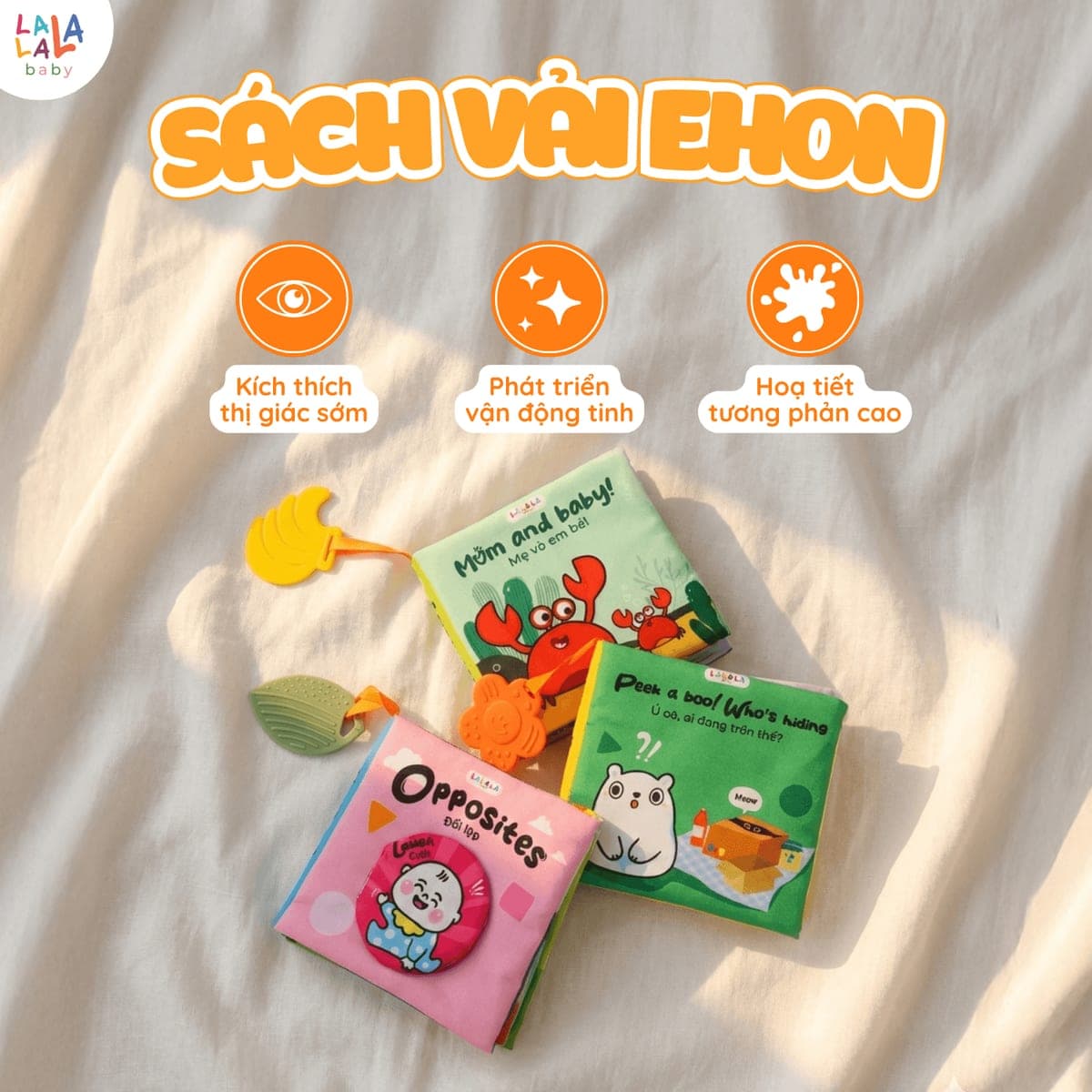 Sách vải ehon kiểu Nhật — kể chuyện và cảm xúc — ảnh 2