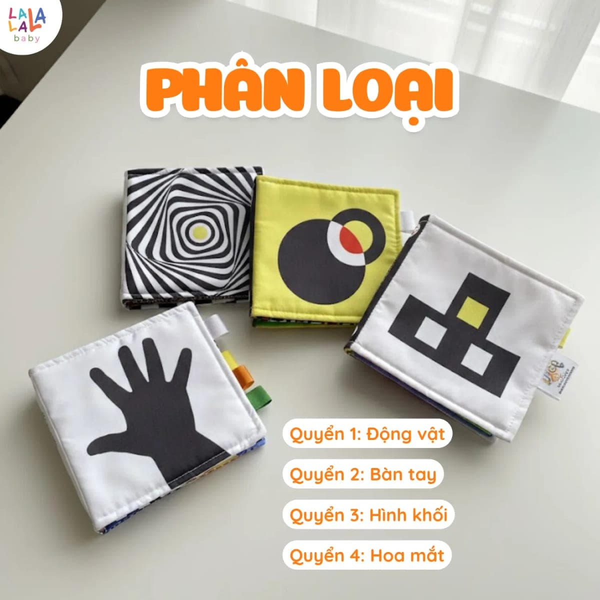 Sách vải kích thích chuyển động mắt cho bé sơ sinh — ảnh 4