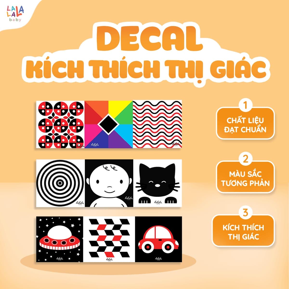 Trọn bộ 24 thẻ decal kích thích thị giác cho bé — ảnh 2