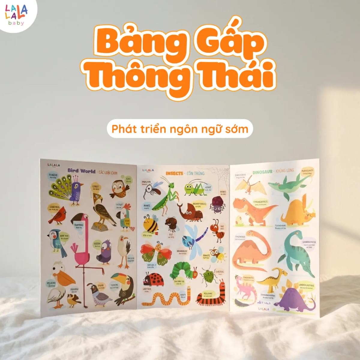 Bảng gấp thông thái song ngữ — hơn 18 chủ đề — ảnh 2