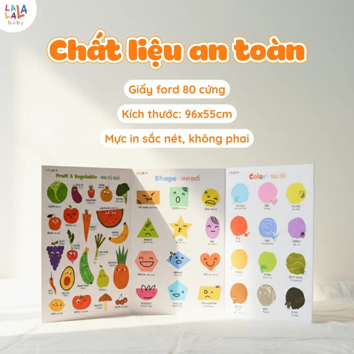 Bảng gấp thông thái song ngữ — hơn 18 chủ đề — ảnh 4
