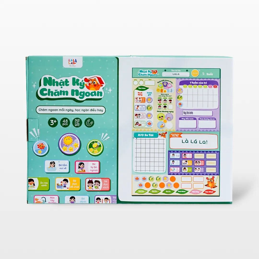Bảng nhật ký chăm ngoan nam châm rèn thói quen tốt — ảnh 1