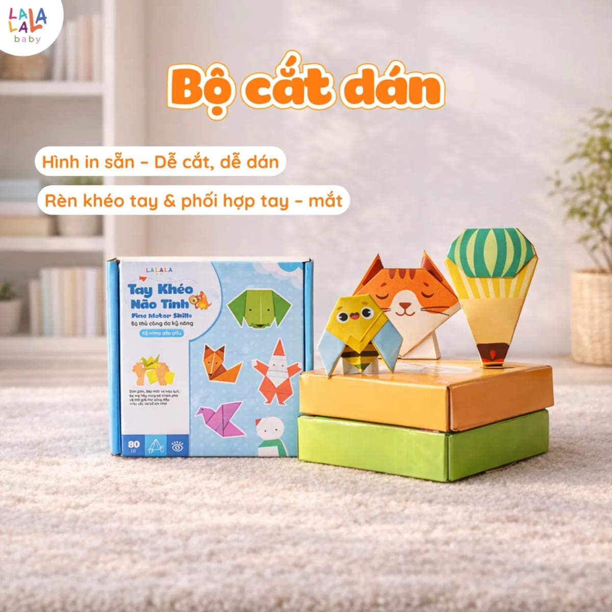 Bộ thủ công cắt, dán và gấp giấy cho đôi tay khéo — ảnh 3