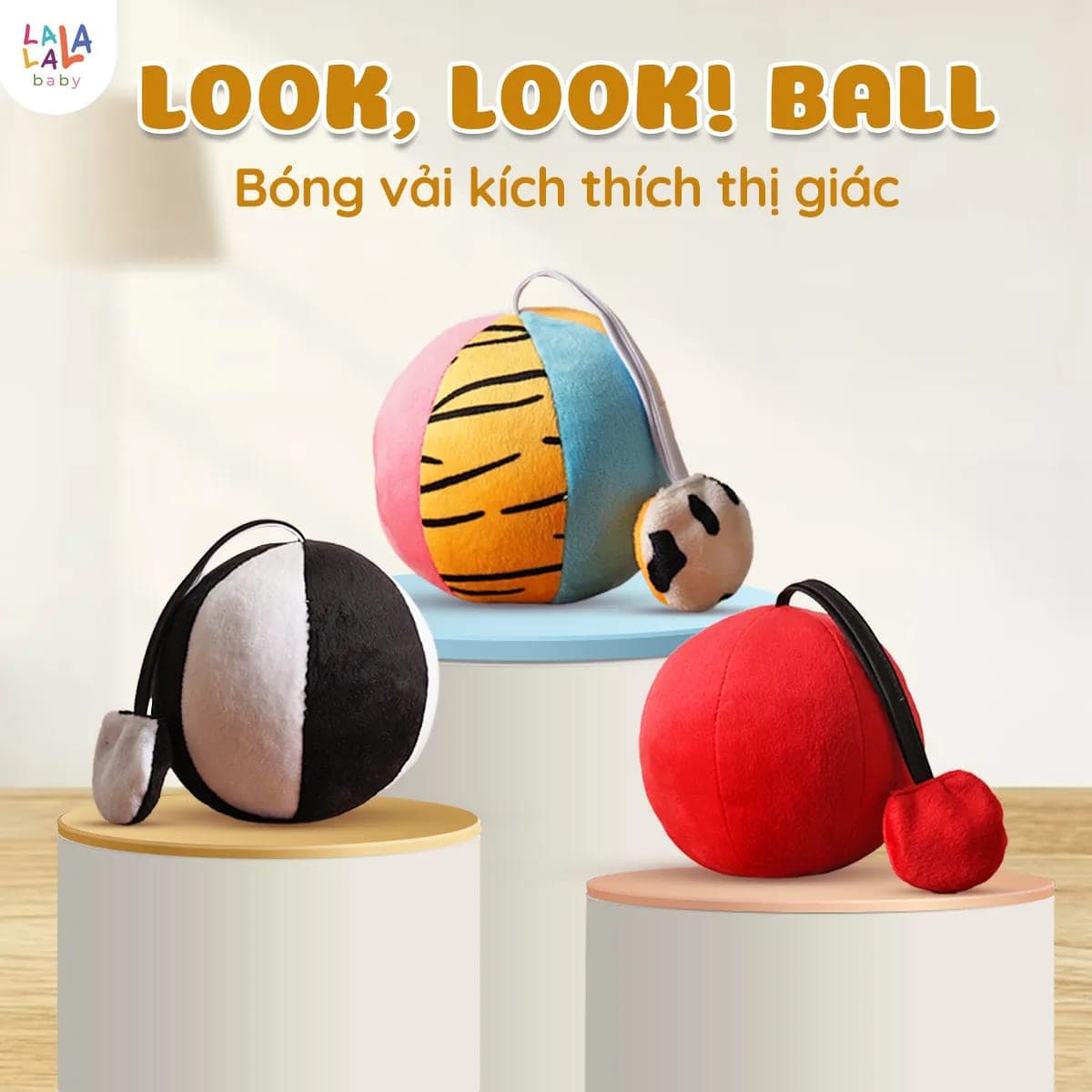 Bóng vải kích thích thị giác cho bé 0-1 tuổi — ảnh 2
