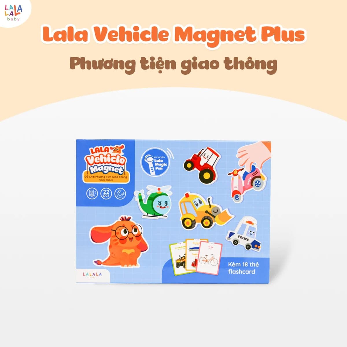 Bộ đồ chơi nam châm học chữ, số và con vật — ảnh 4