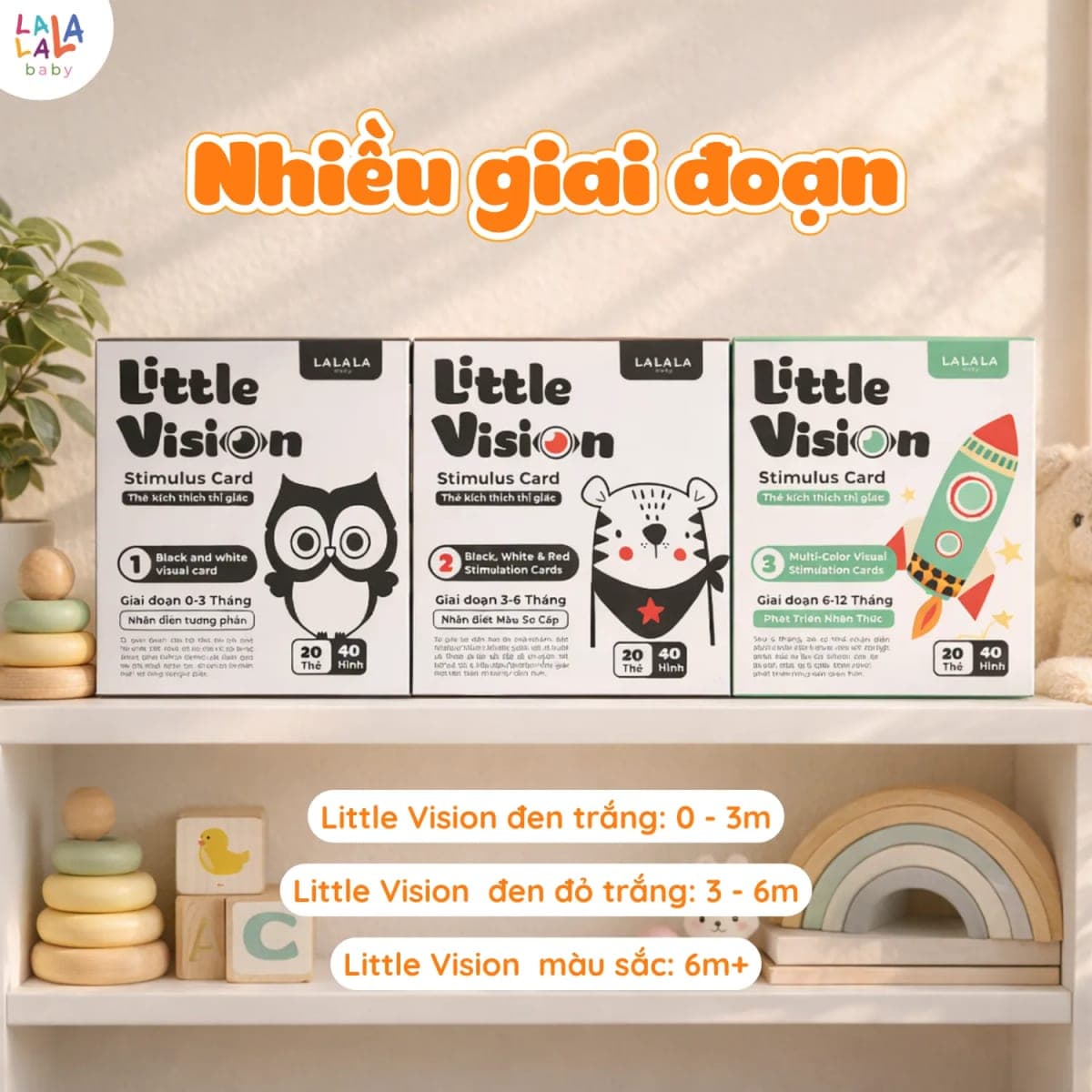 Thẻ flashcard kích thích thị giác cho trẻ sơ sinh — ảnh 3