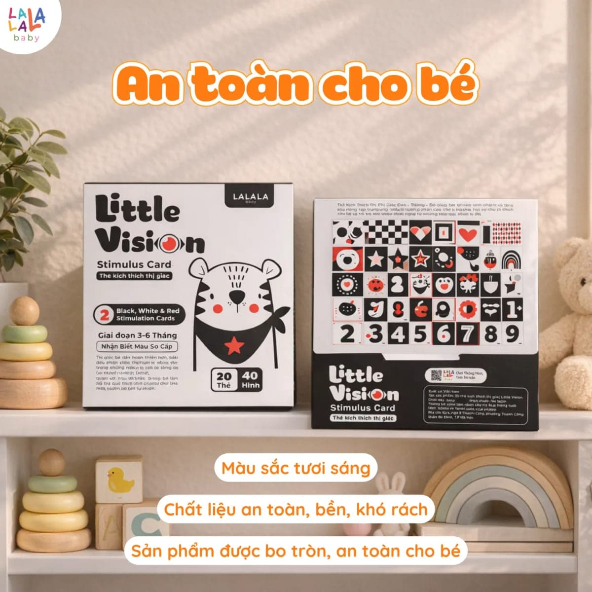 Thẻ flashcard kích thích thị giác cho trẻ sơ sinh — ảnh 4