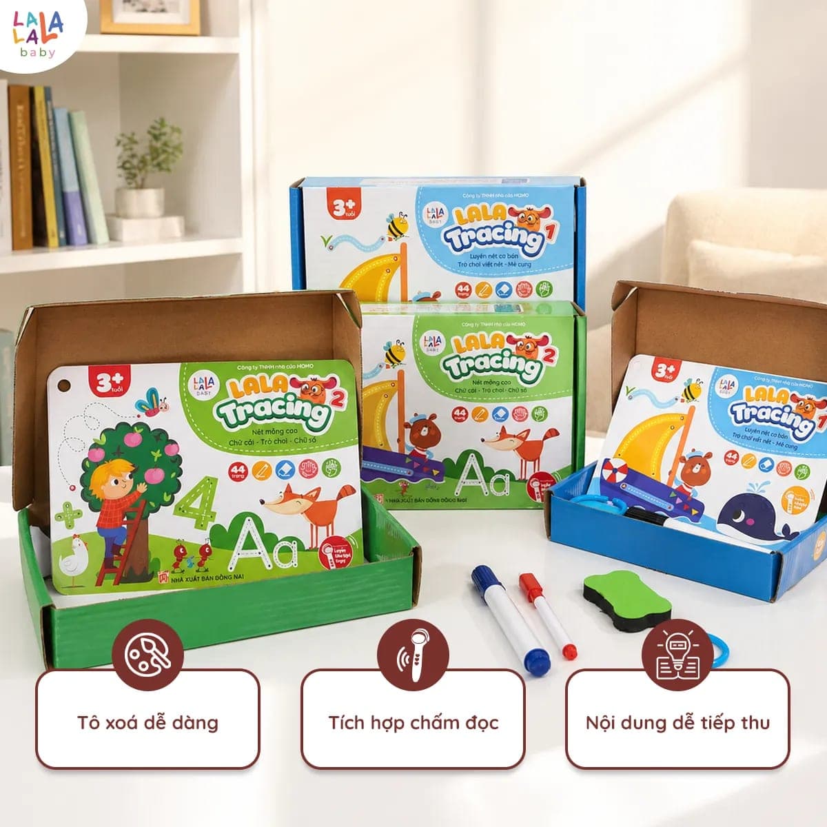 Sách tô xoá tập viết nét chữ đầu đời cho bé — ảnh 4