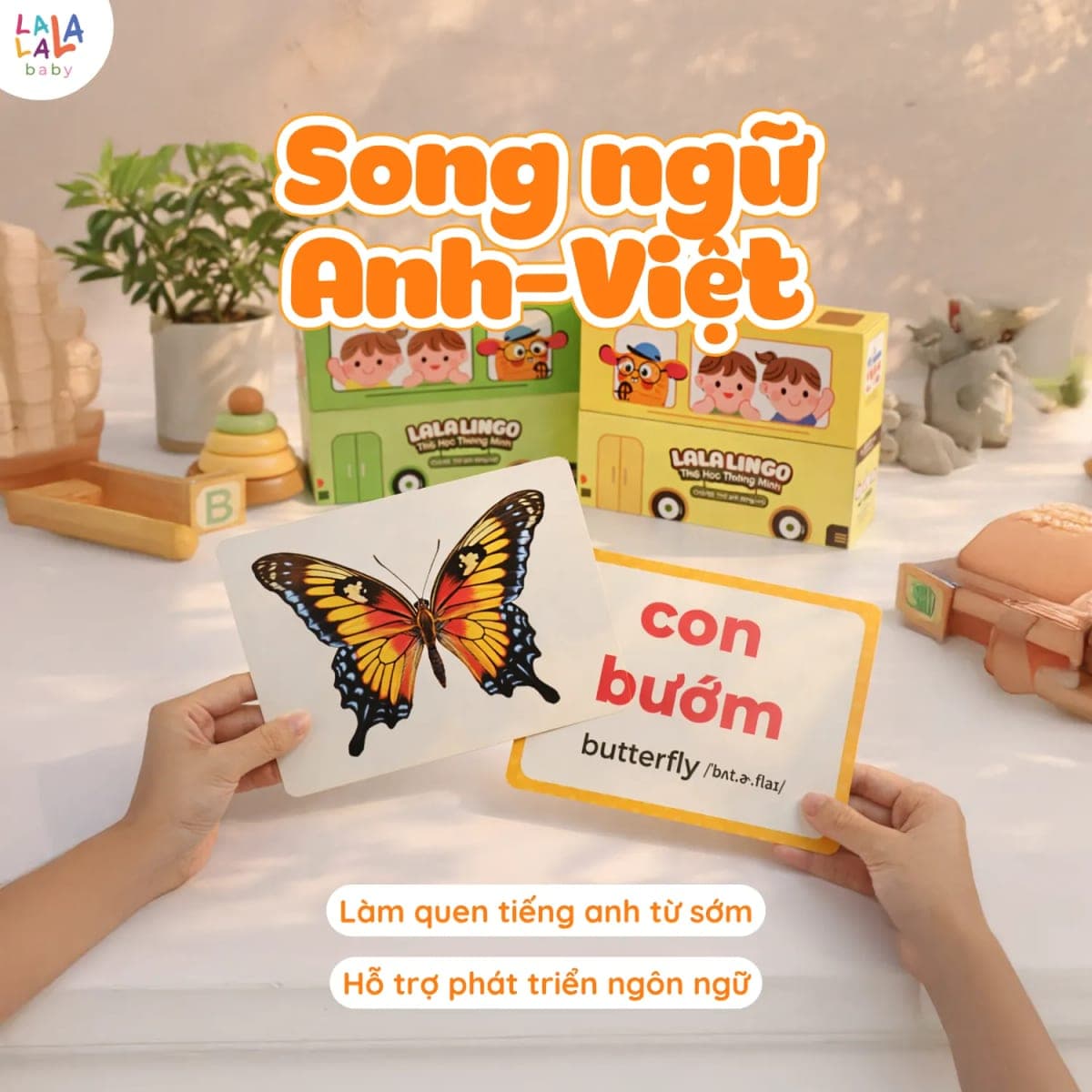 Bộ thẻ học flashcard song ngữ Anh - Việt cho bé — ảnh 3