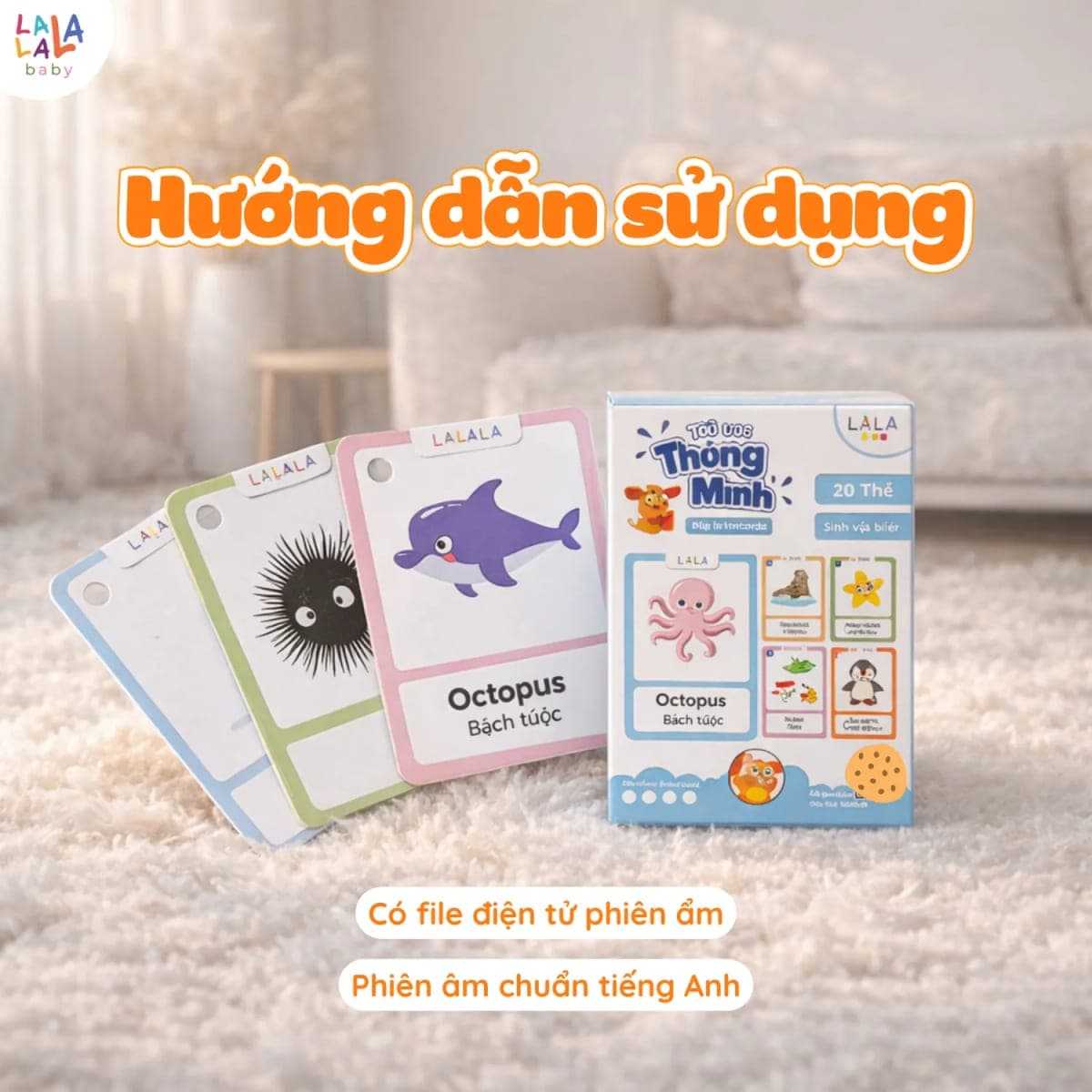 Thẻ học mini song ngữ Anh - Việt bỏ túi cho bé — ảnh 4